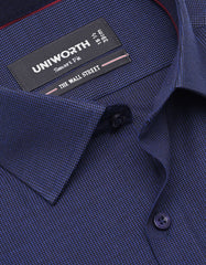 Self Navy Tailored Smart Fit Shirt FS20406SF-15