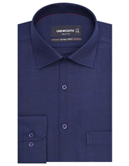 Self Navy Tailored Smart Fit Shirt FS20406SF-14.5