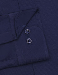 Self Navy Classic Fit Shirt FS20407RF-15.5