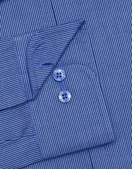 Self Blue Classic Fit Shirt FS20408RF-15.5