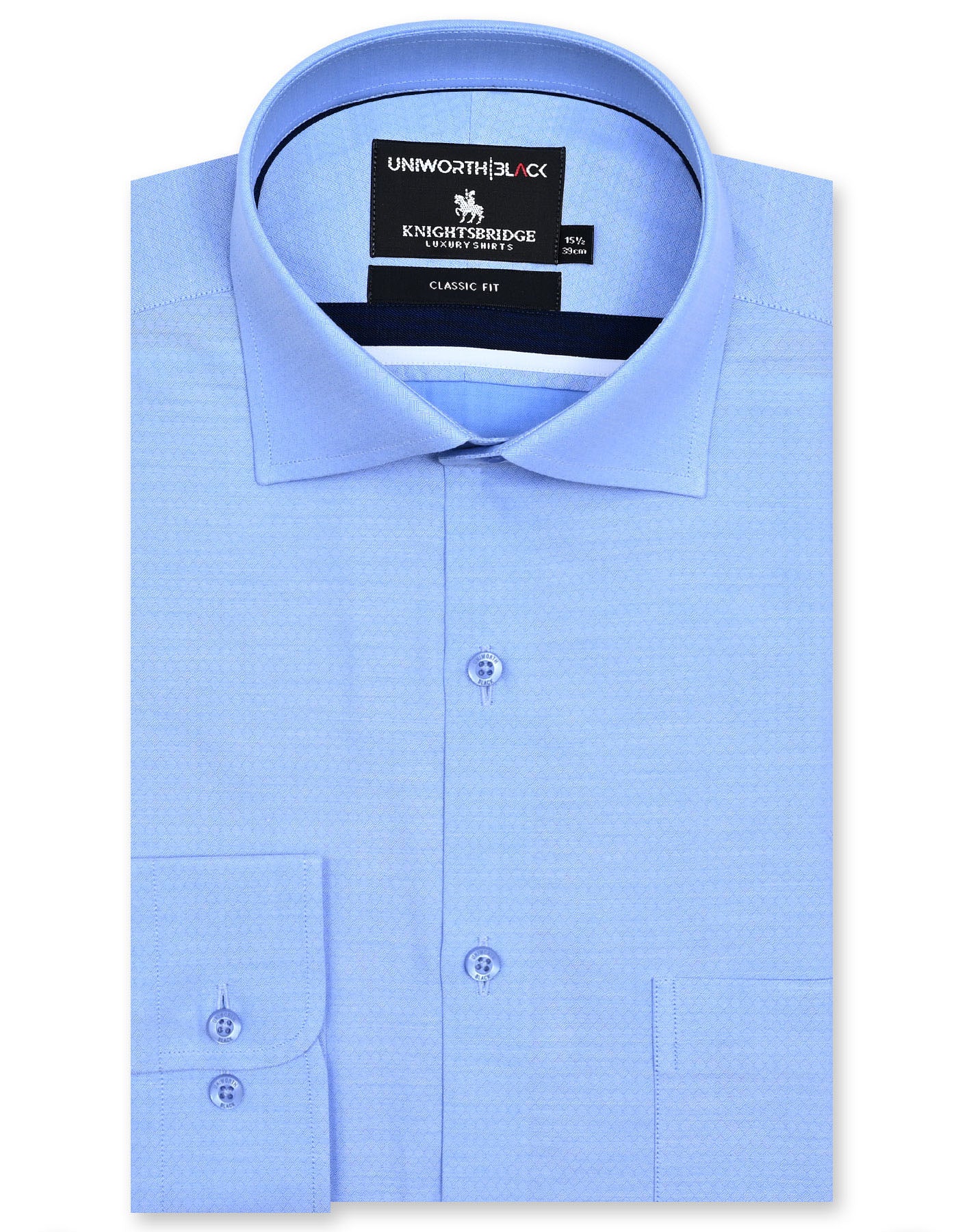 Self Sky Classic Fit Shirt FS20410RF-14.5