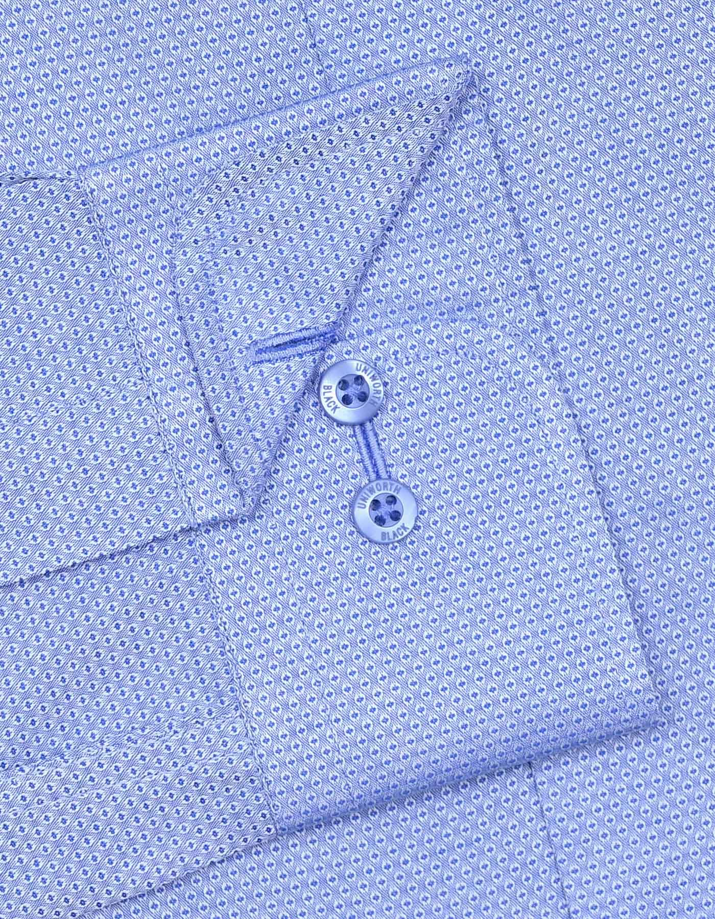 Self Blue Classic Fit Shirt FS20412RF-15.5