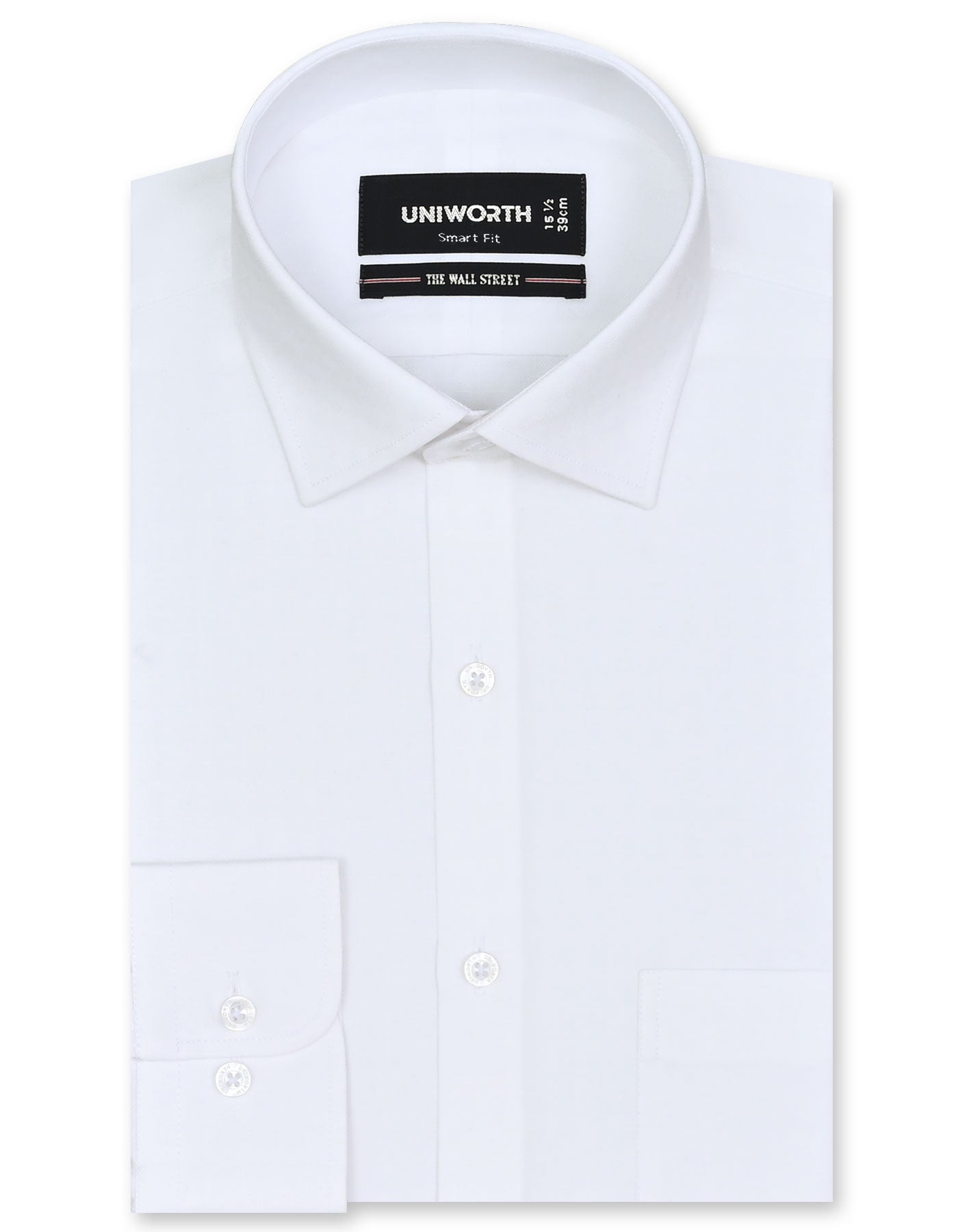 Self White Smart Fit Shirt FS20420SF-14.5