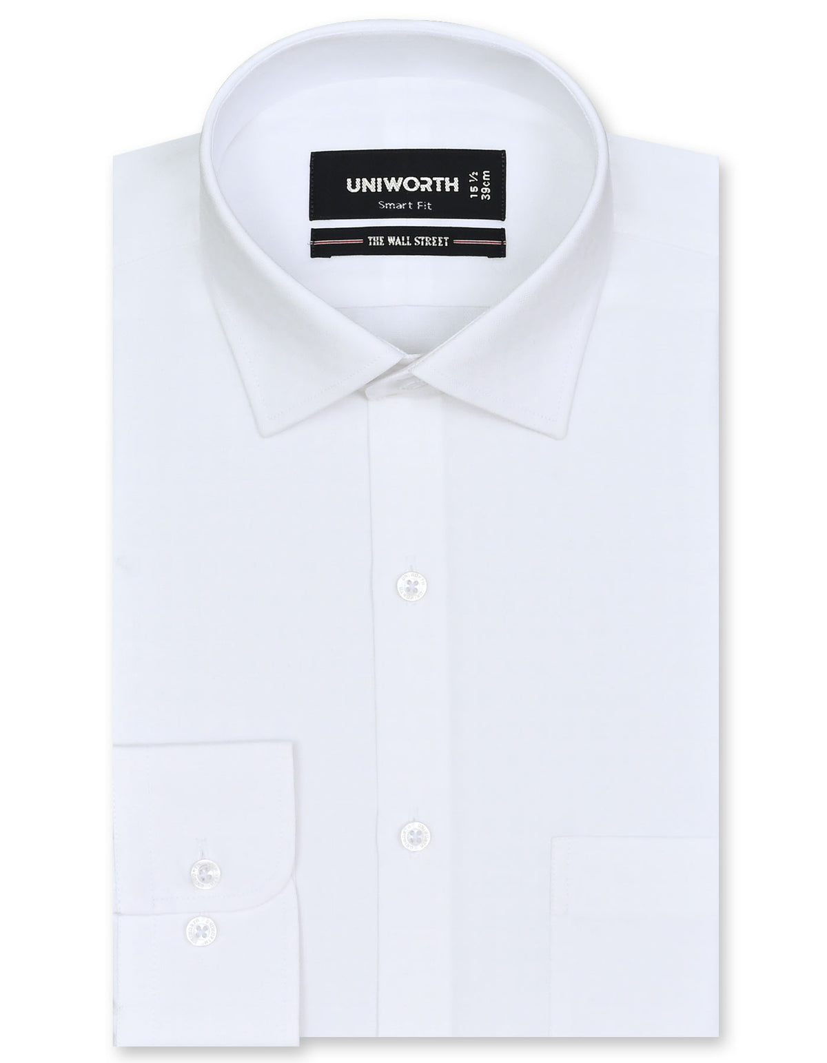 Self White Smart Fit Shirt FS20420SF-14.5