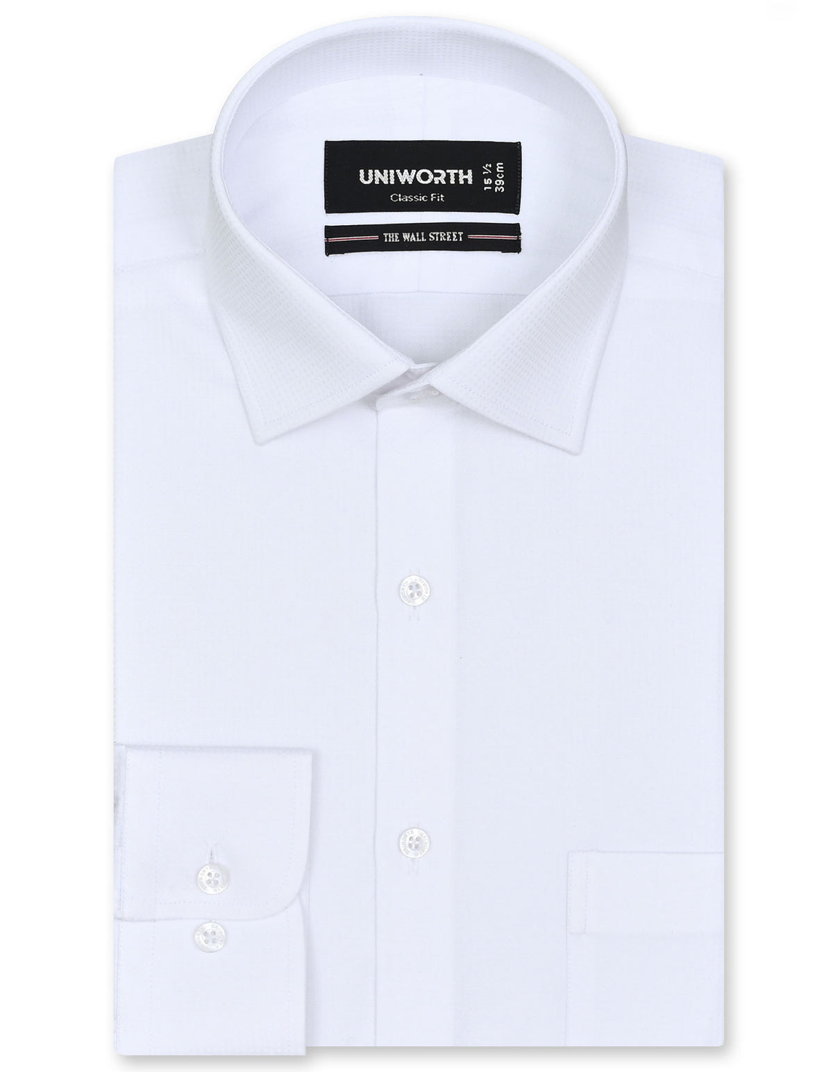 Self White Classic Fit Shirt FS20421RF-14.5