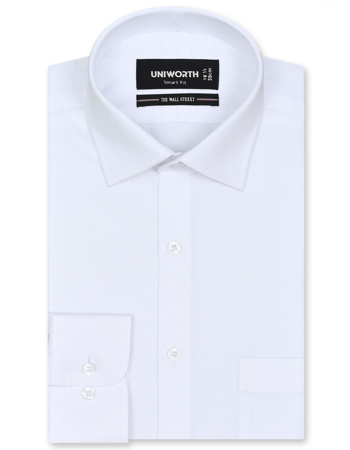 Self White Smart Fit Shirt FS20421SF-14.5