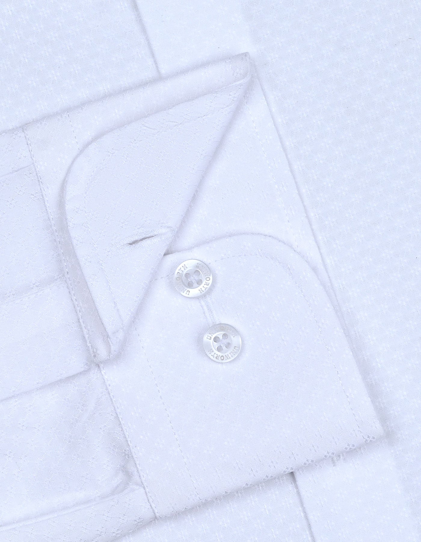 Self White Tailored Smart Fit Shirt FS20423SF-15.5