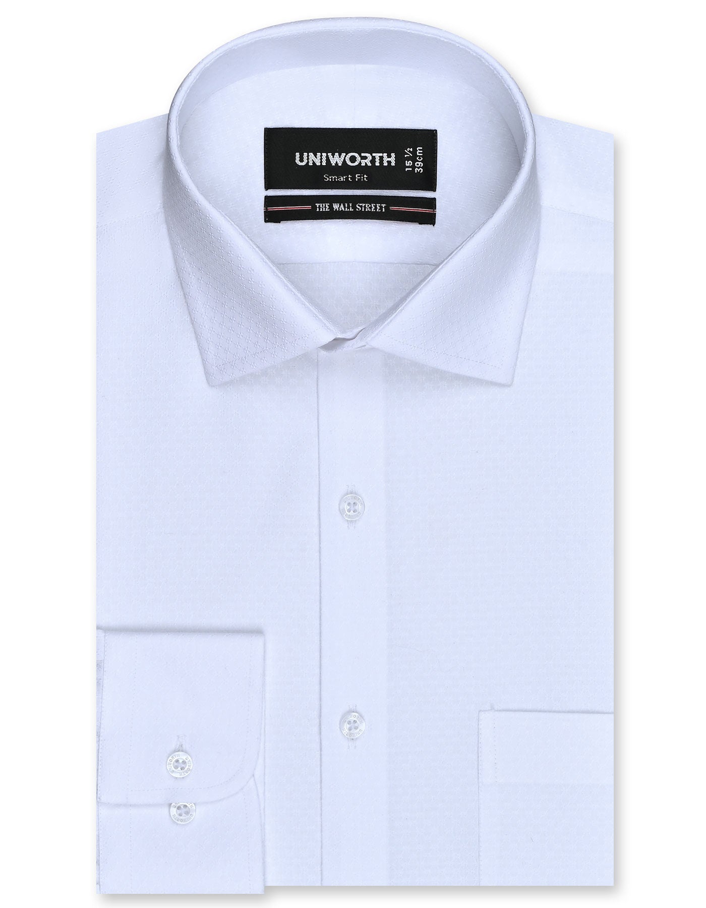 Self White Tailored Smart Fit Shirt FS20423SF-14.5