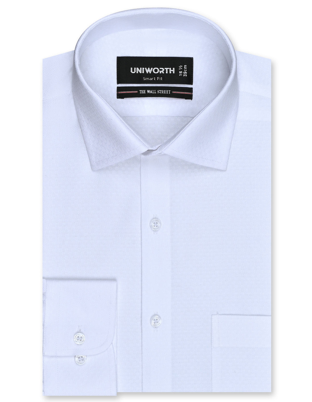 Self White Tailored Smart Fit Shirt FS20423SF-14.5
