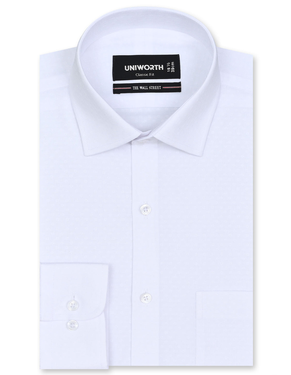 Self White Classic Fit Shirt FS20424RF-14.5