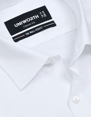 Self White Classic Fit Shirt FS20426RF-15