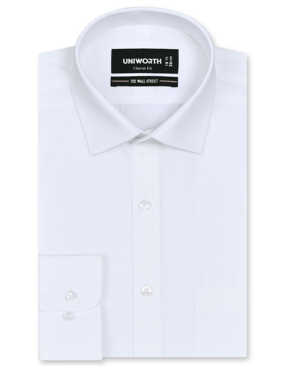 Self White Classic Fit Shirt FS20426RF-14.5