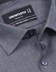 Self Grey Classic Fit Shirt FS20427RF-15