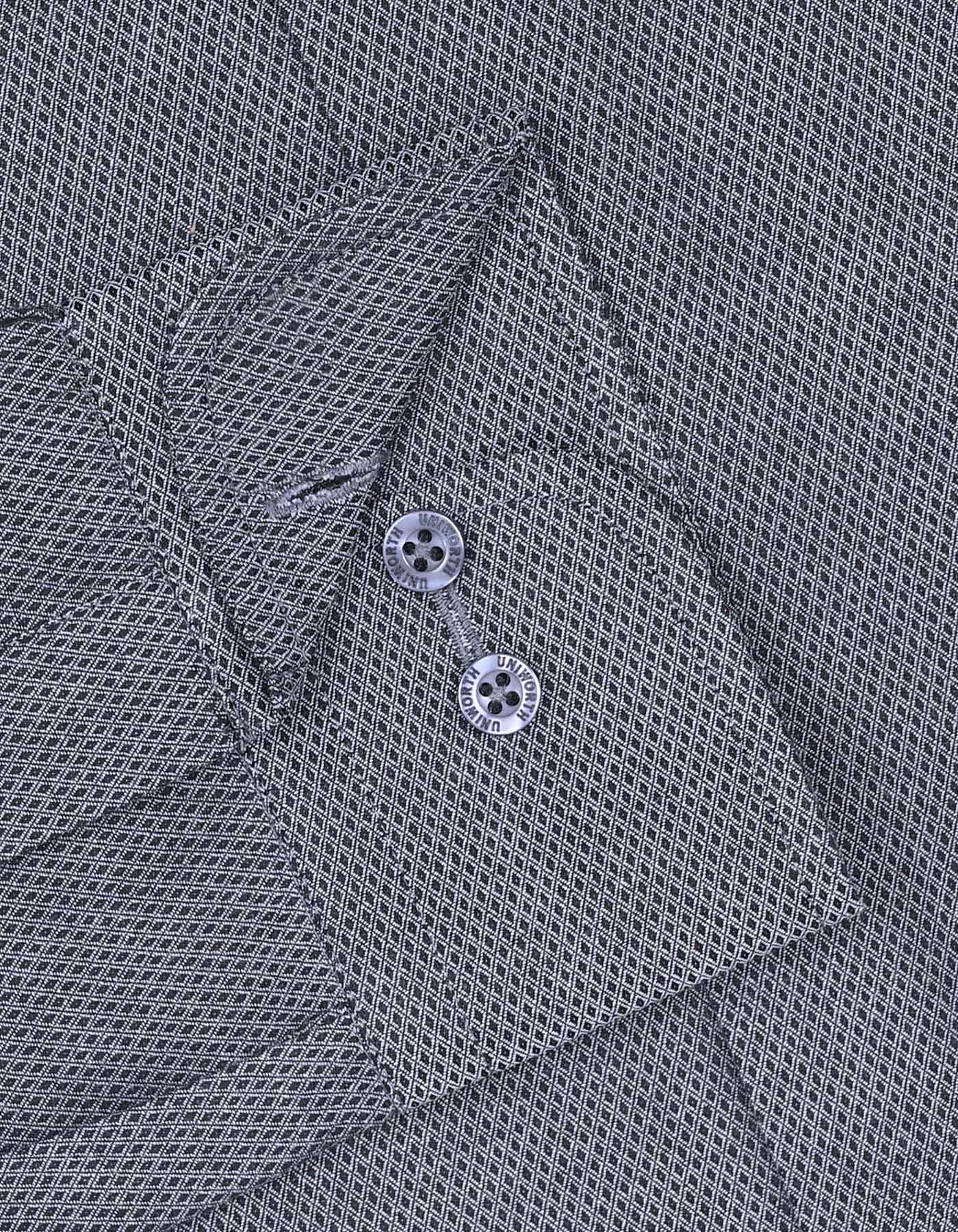 Self Grey Smart Fit Shirt FS20427SF-15.5