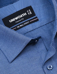 Self Blue Classic Fit Shirt FS20428RF-15