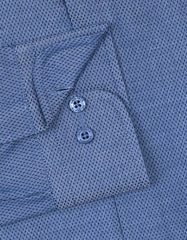 Self Blue Smart Fit Shirt FS20428SF-15.5