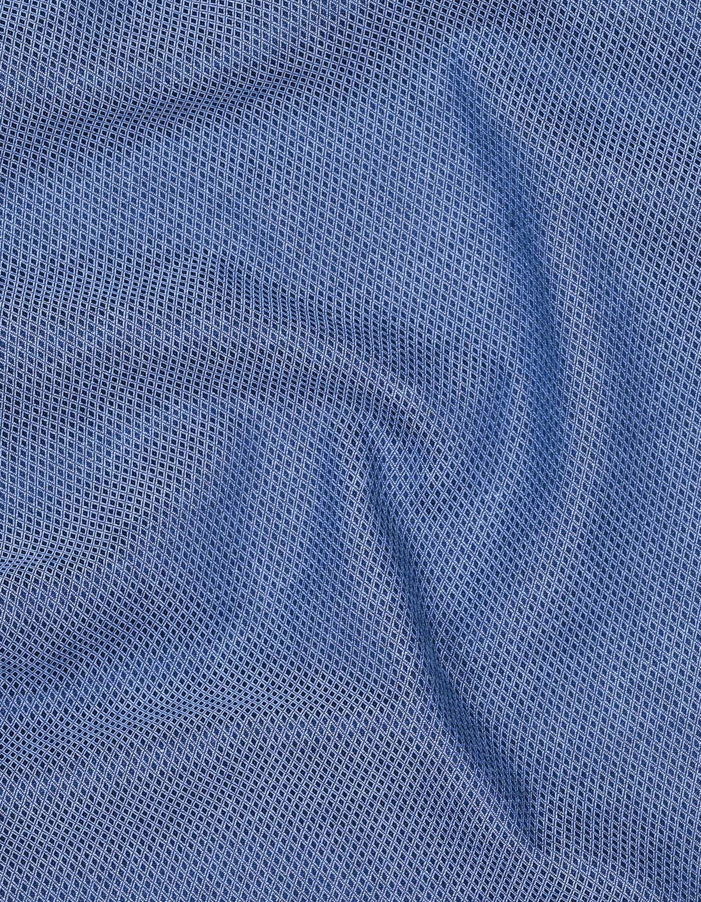 Self Blue Smart Fit Shirt FS20428SF-16