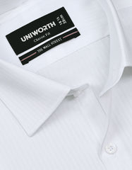 Self White Classic Fit Shirt FS20431RF-15