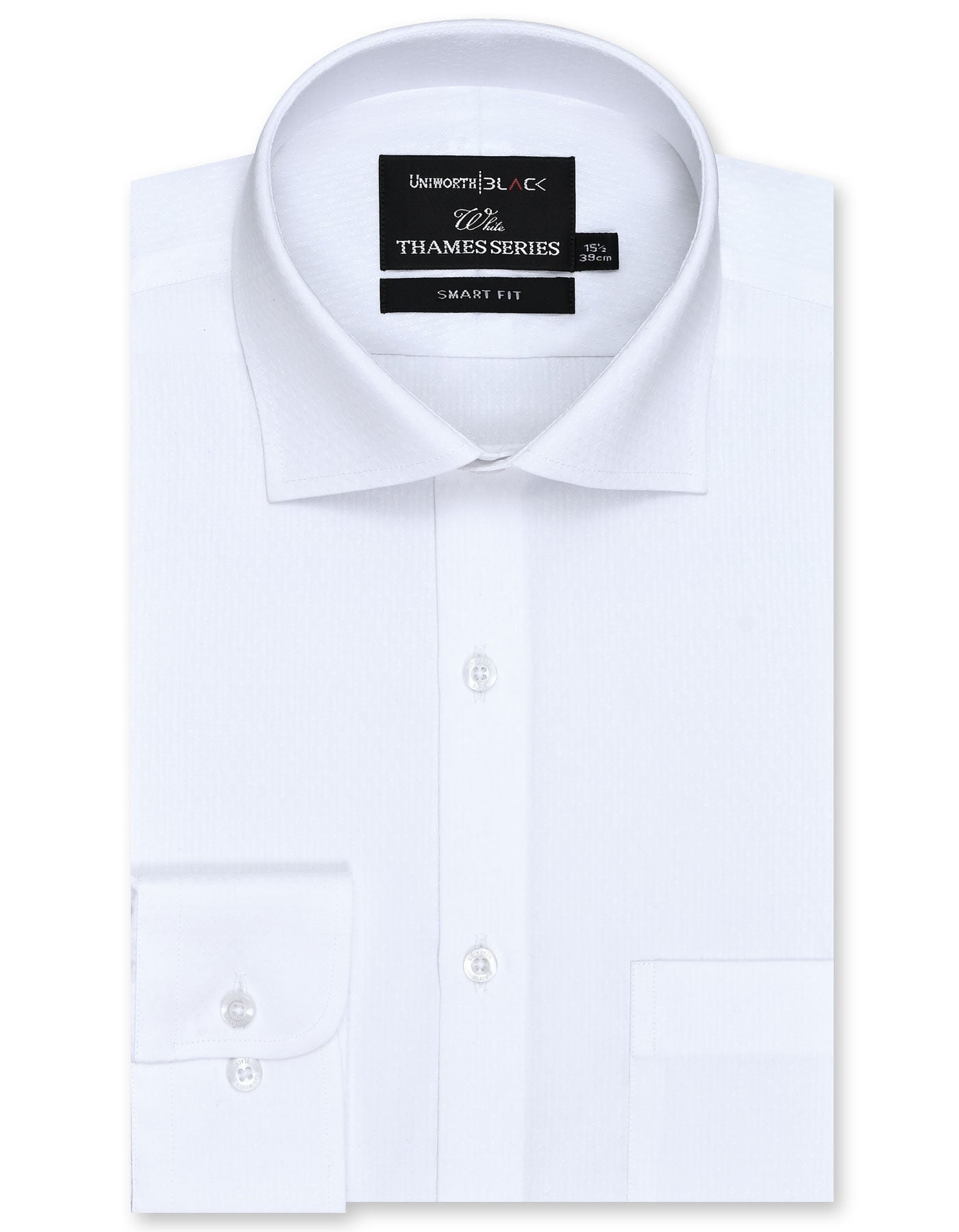 Self White Smart Fit Shirt FS20432SF-14.5