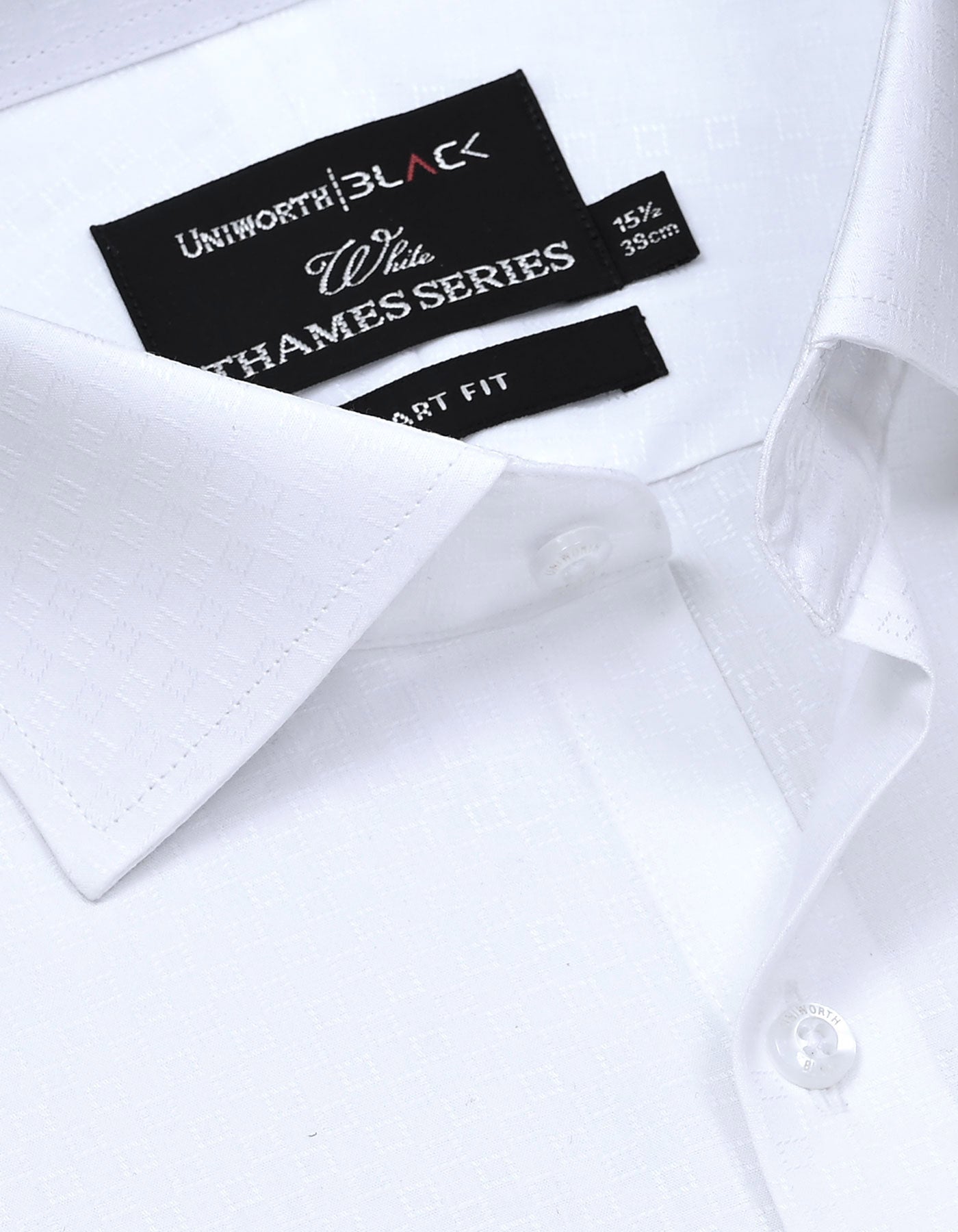 Self White Smart Fit Shirt FS20433SF-15