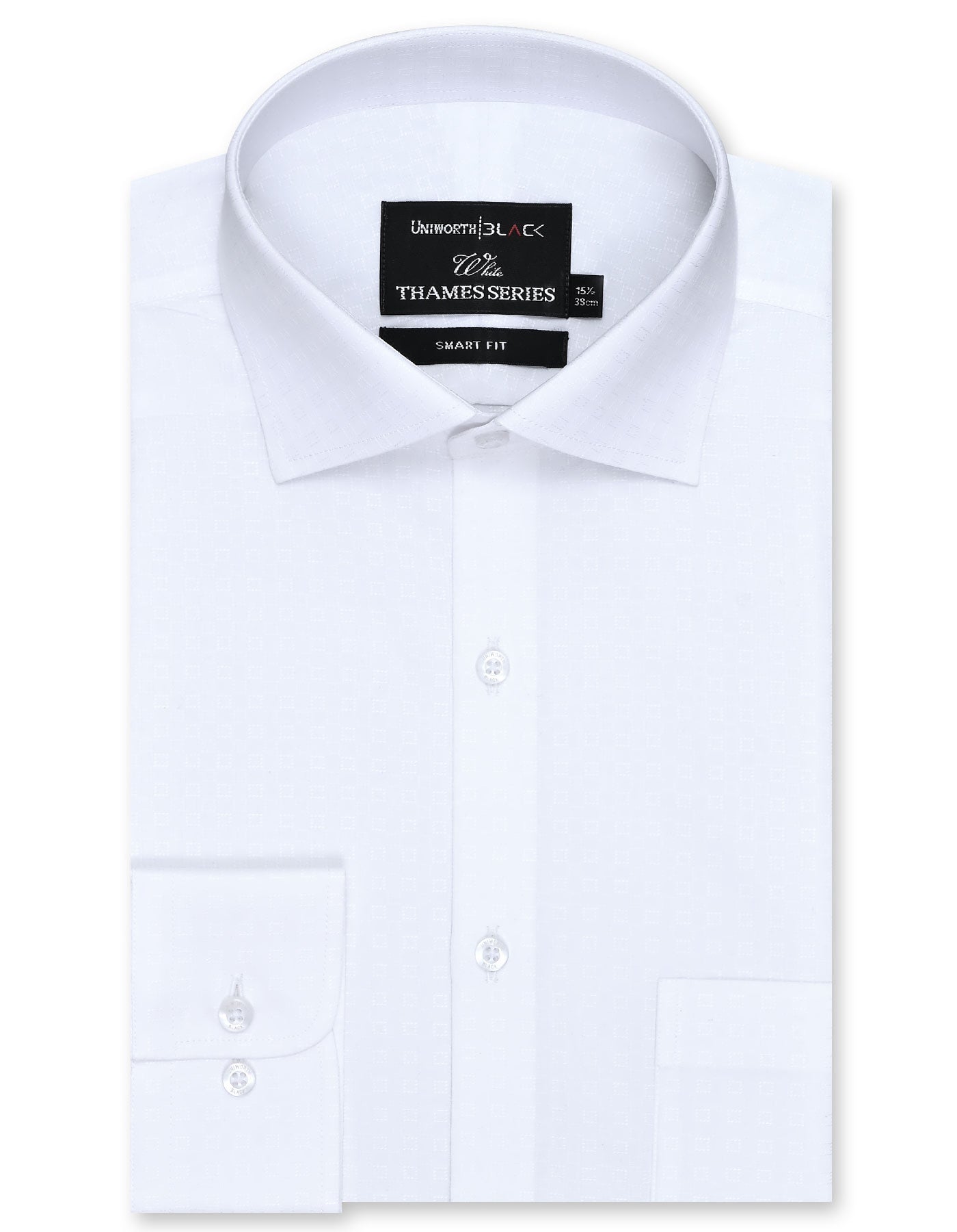 Self White Smart Fit Shirt FS20433SF-14.5