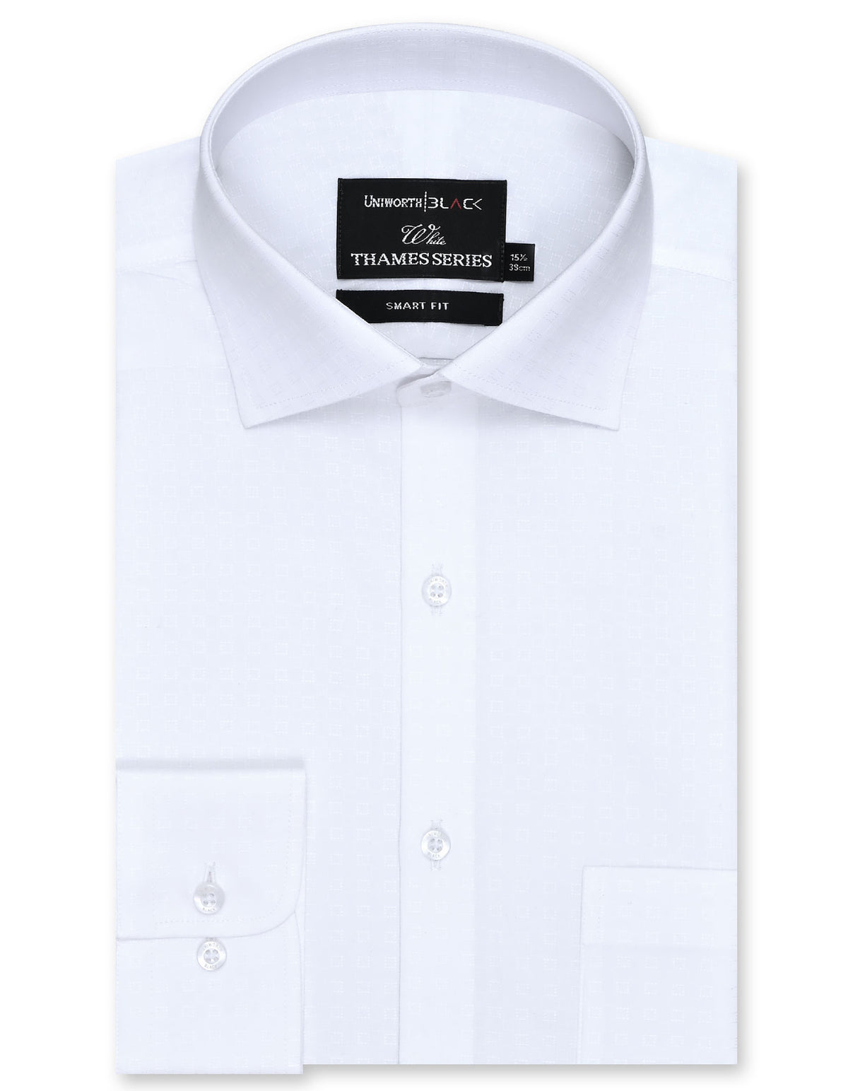 Self White Smart Fit Shirt FS20433SF-14.5