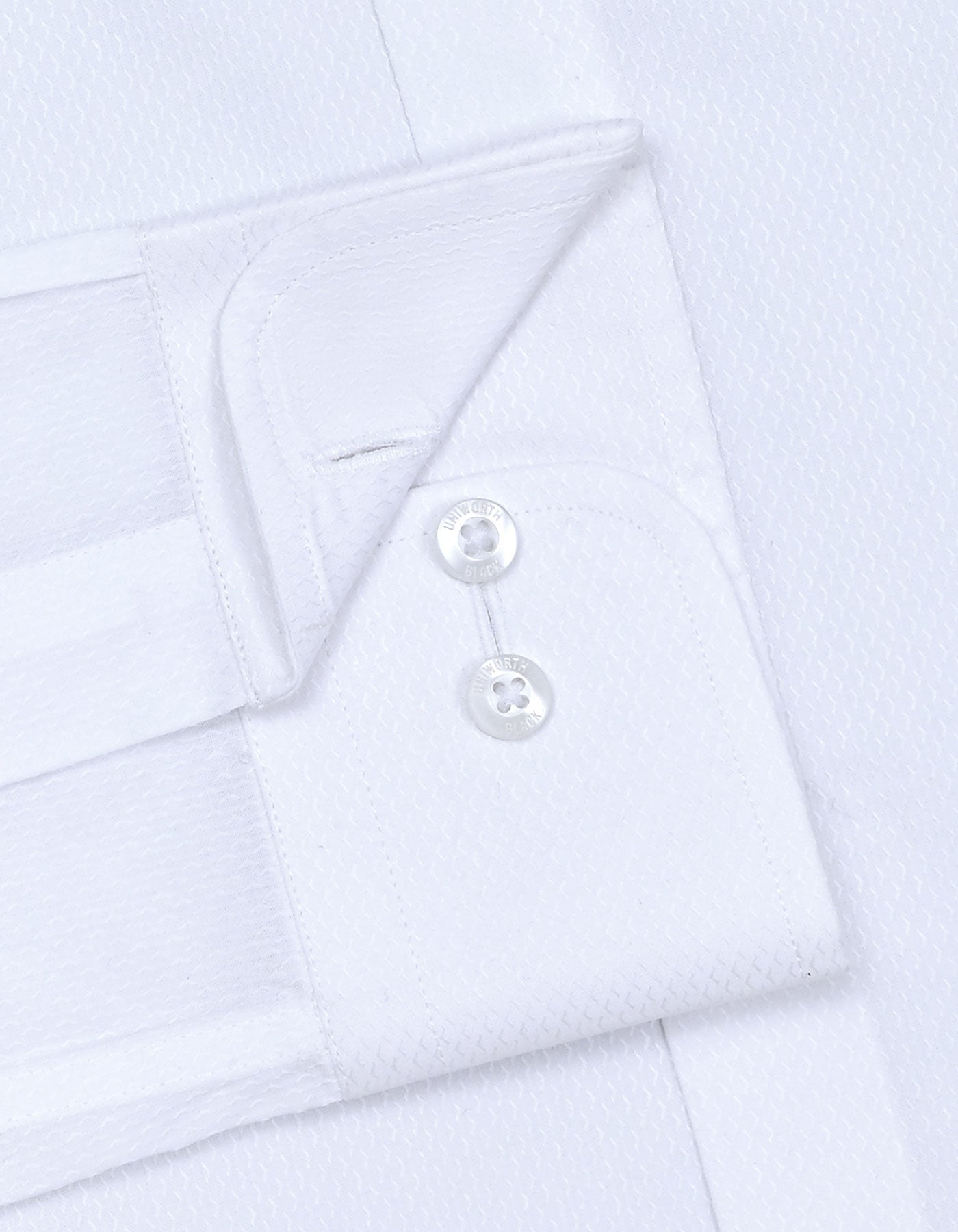 Self White Smart Fit Shirt FS20434SF-15.5