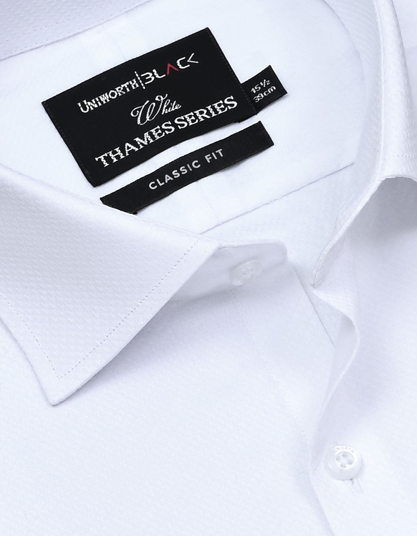 Self White Classic Fit Shirt FS20437RF-15