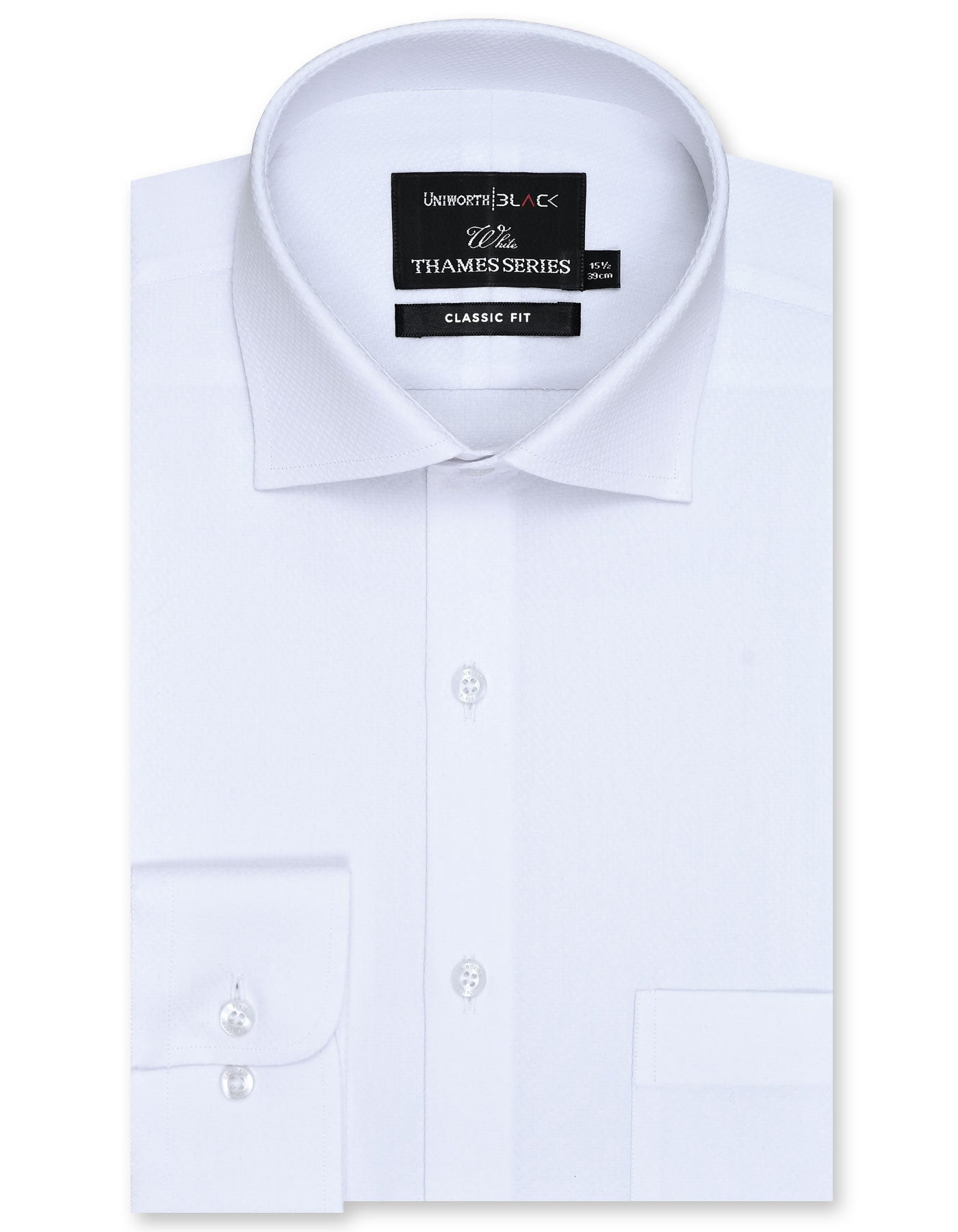 Self White Classic Fit Shirt FS20437RF-14.5