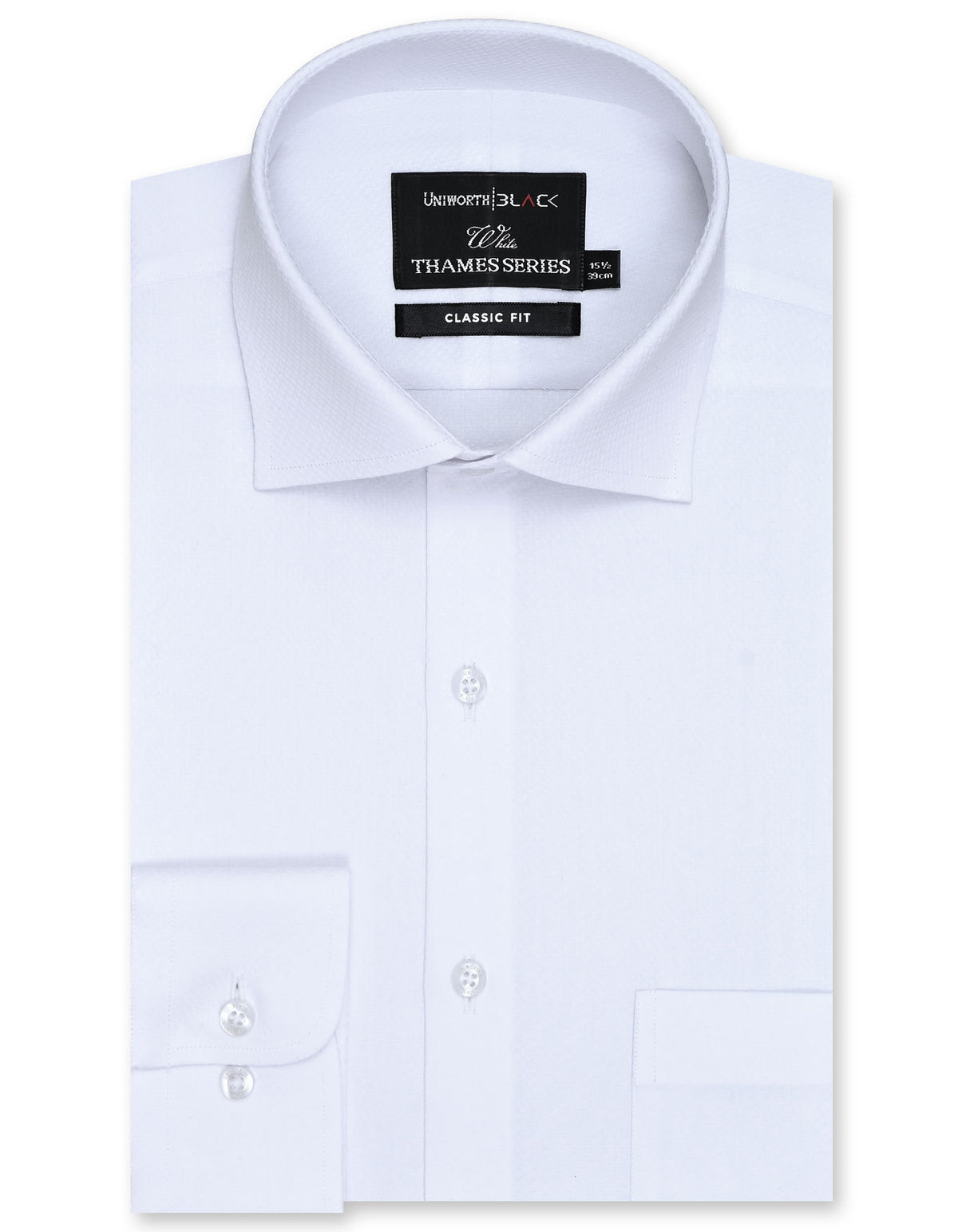 Self White Classic Fit Shirt FS20437RF-14.5
