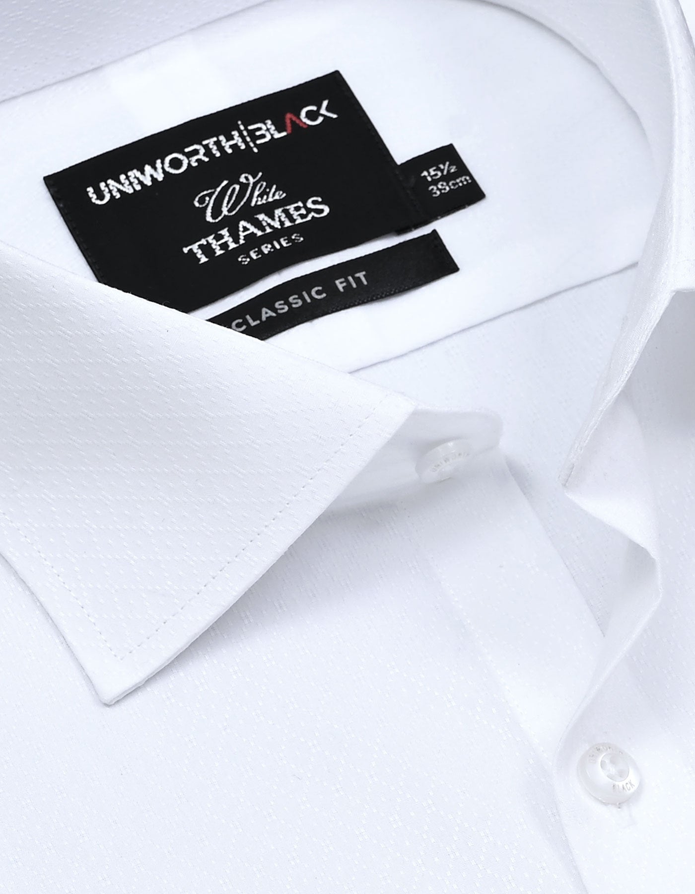 Self White Classic Fit Shirt FS20439RF-15
