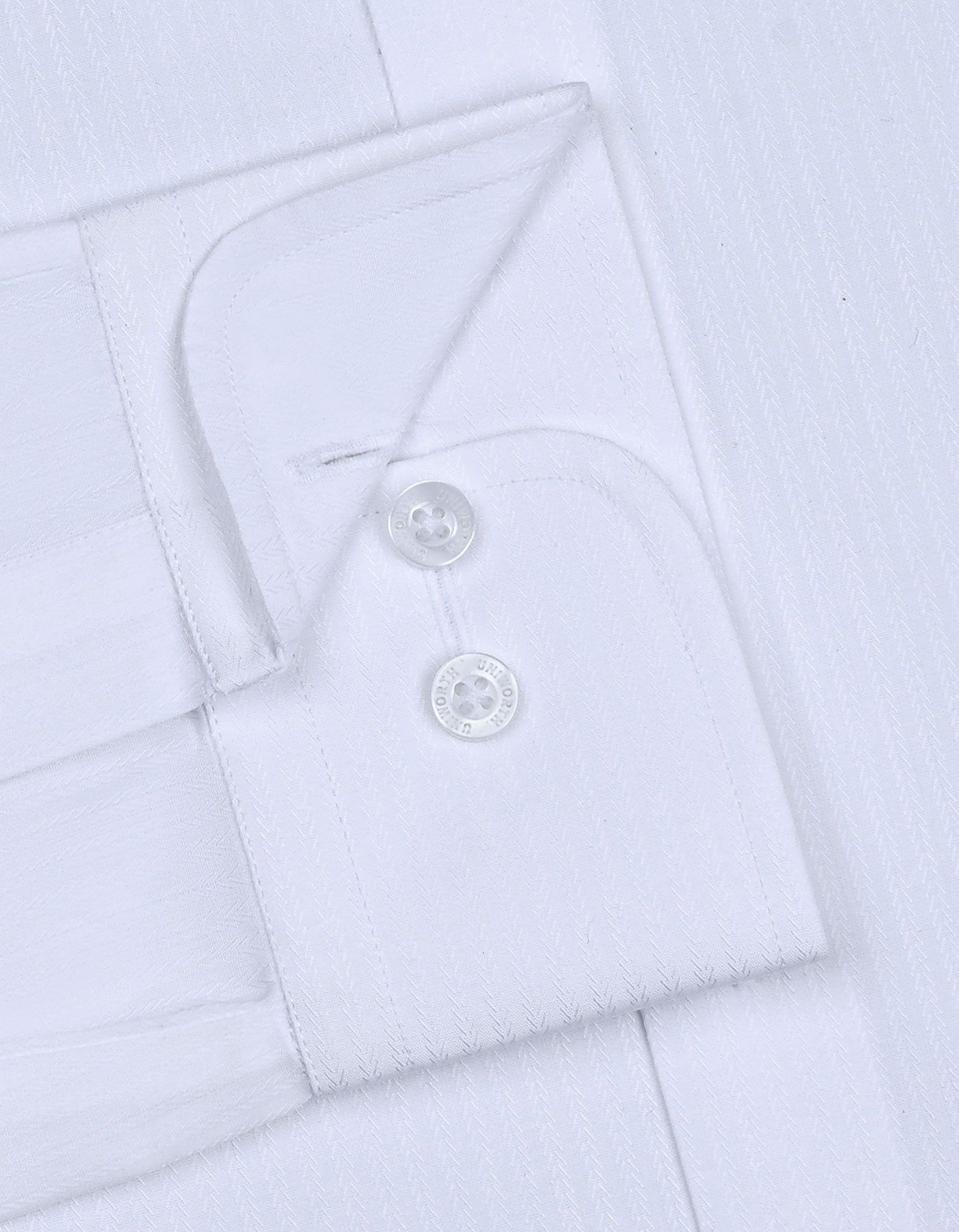 Self White Tailored Smart Fit Shirt FS20443SF-15.5