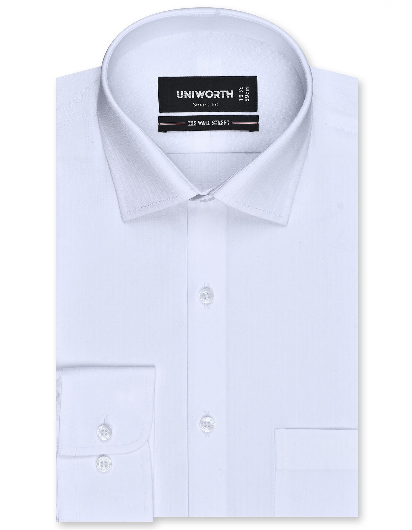 Self White Tailored Smart Fit Shirt FS20443SF-14.5