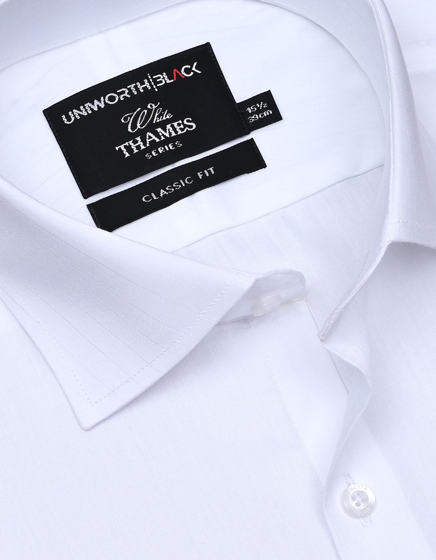 Self White Classic Fit Shirt FS20449RF-15