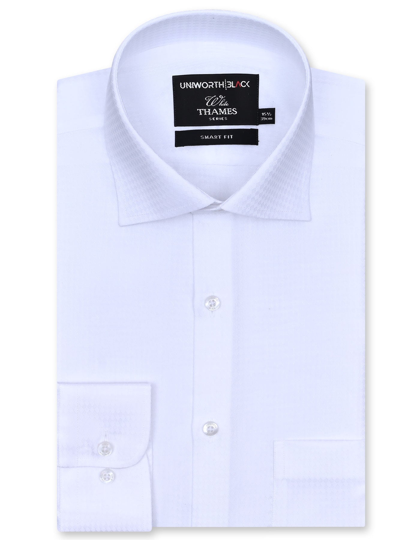 Self White Tailored Smart Fit Shirt FS20450SF-14.5