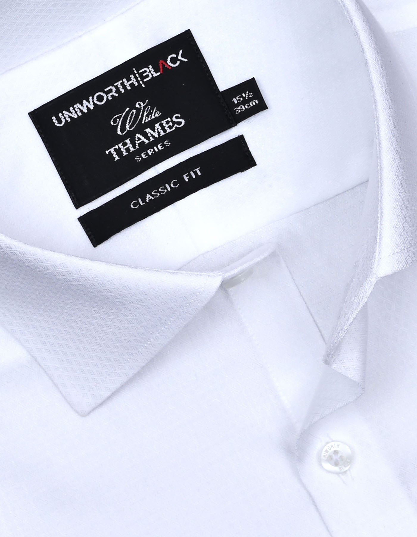 Self White Classic Fit Shirt FS20451RF-15