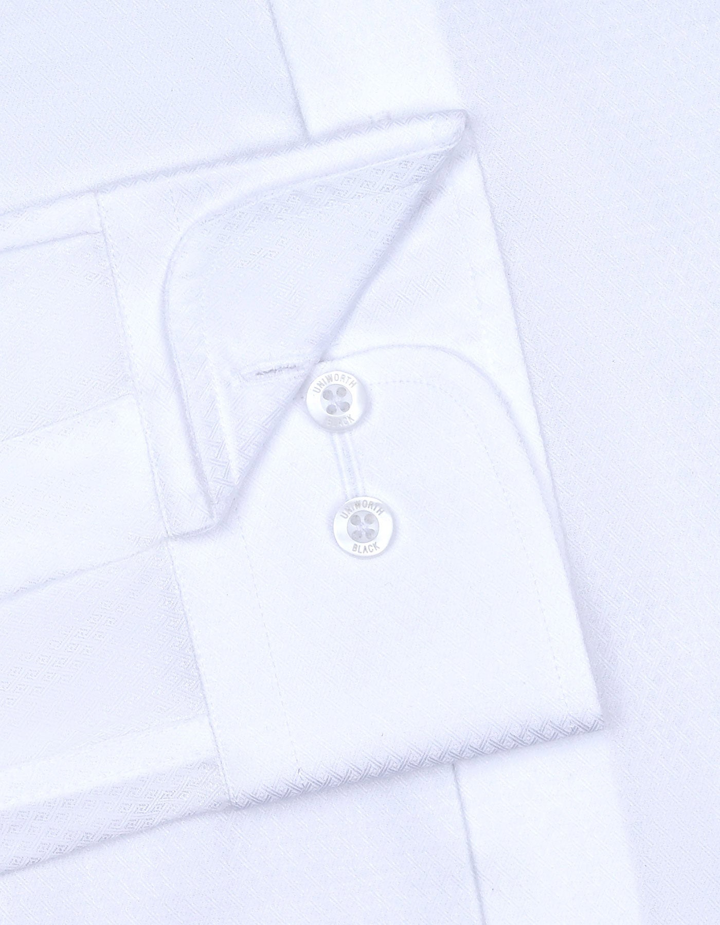 Self White Tailored Smart Fit Shirt FS20451SF-15.5