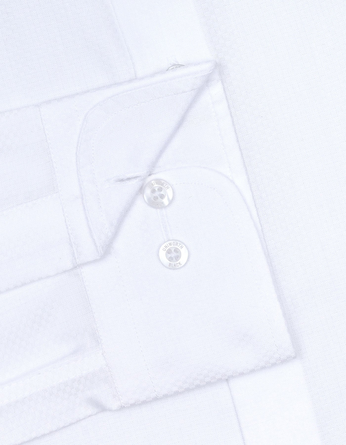 Self White Tailored Smart Fit Shirt FS20453SF-15.5