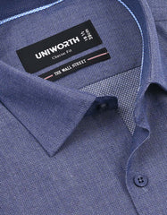 Self D Navy Classic Fit Shirt FS20458RF-15