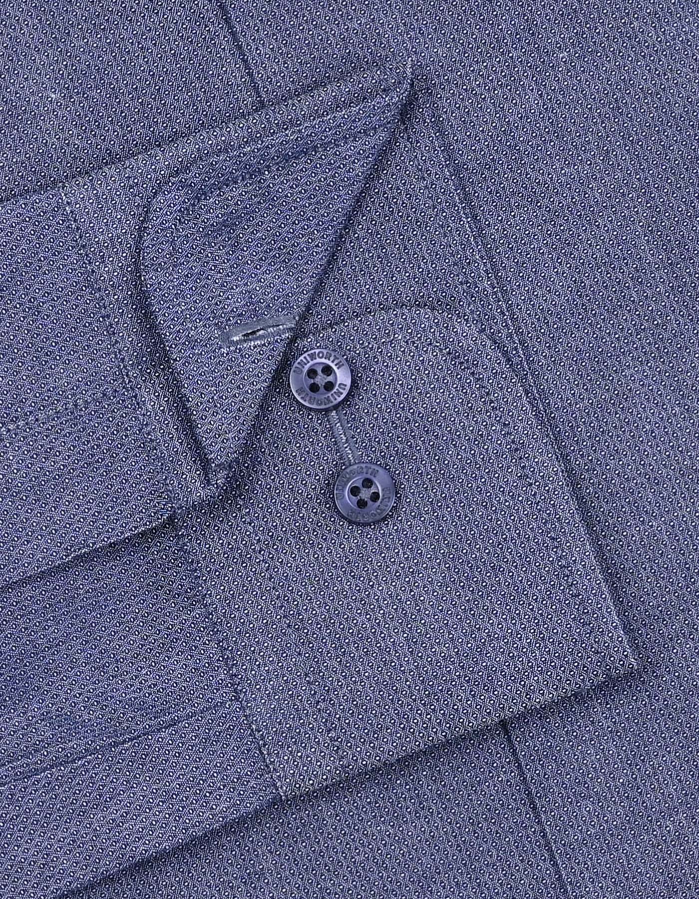 Self D Navy Tailored Smart Fit Shirt FS20458SF-15.5