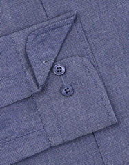 Self D Navy Tailored Smart Fit Shirt FS20458SF-15.5