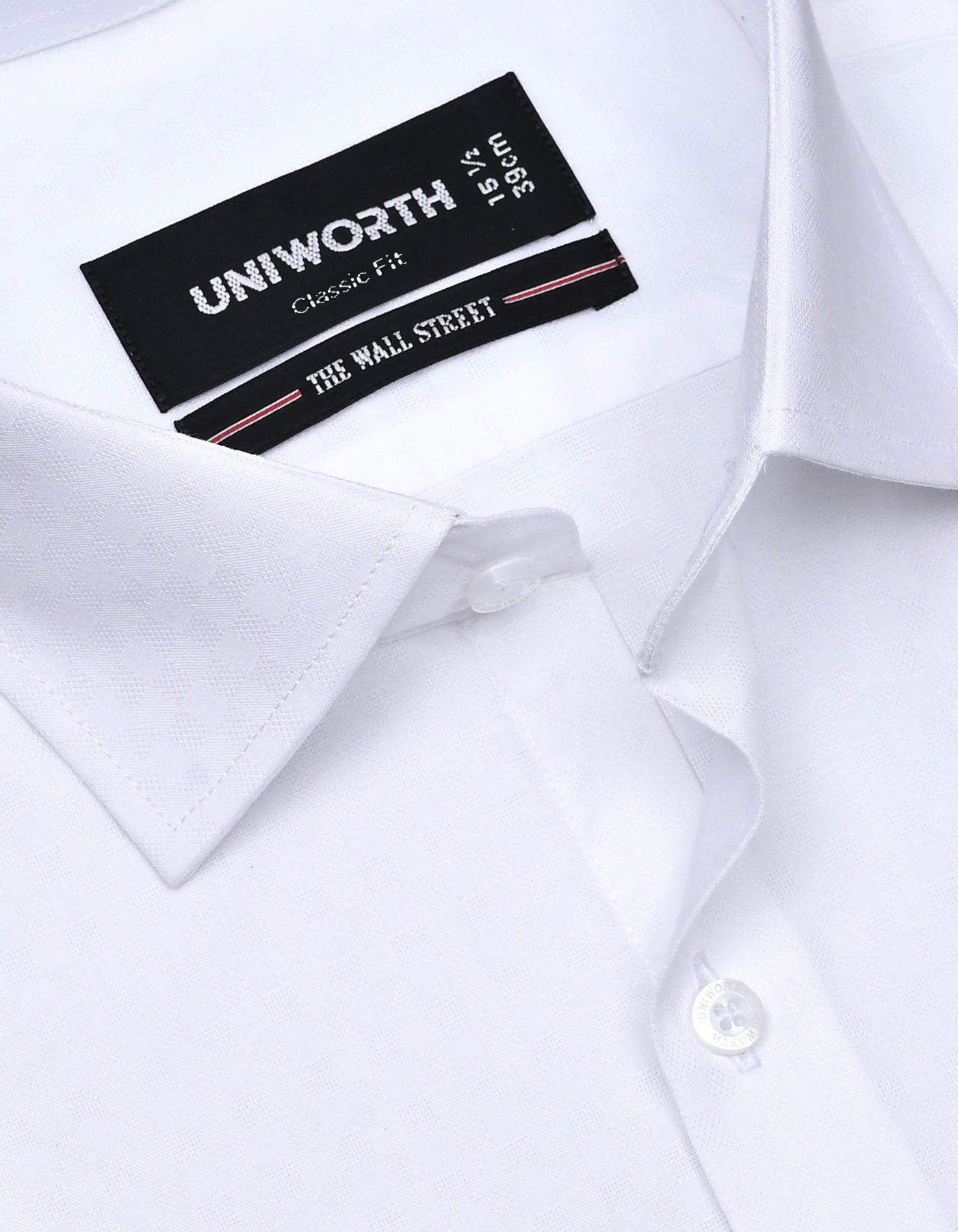 Self White Classic Fit Shirt FS20461RF-15