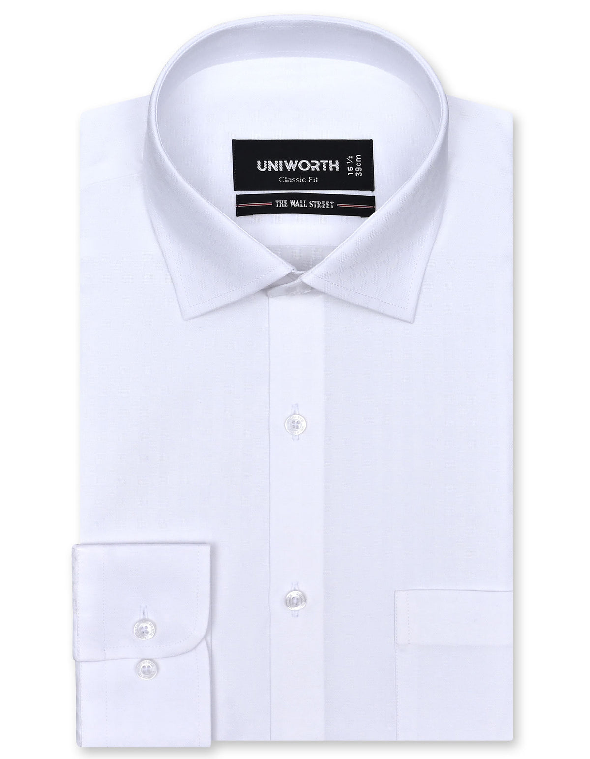 Self White Classic Fit Shirt FS20461RF-14.5