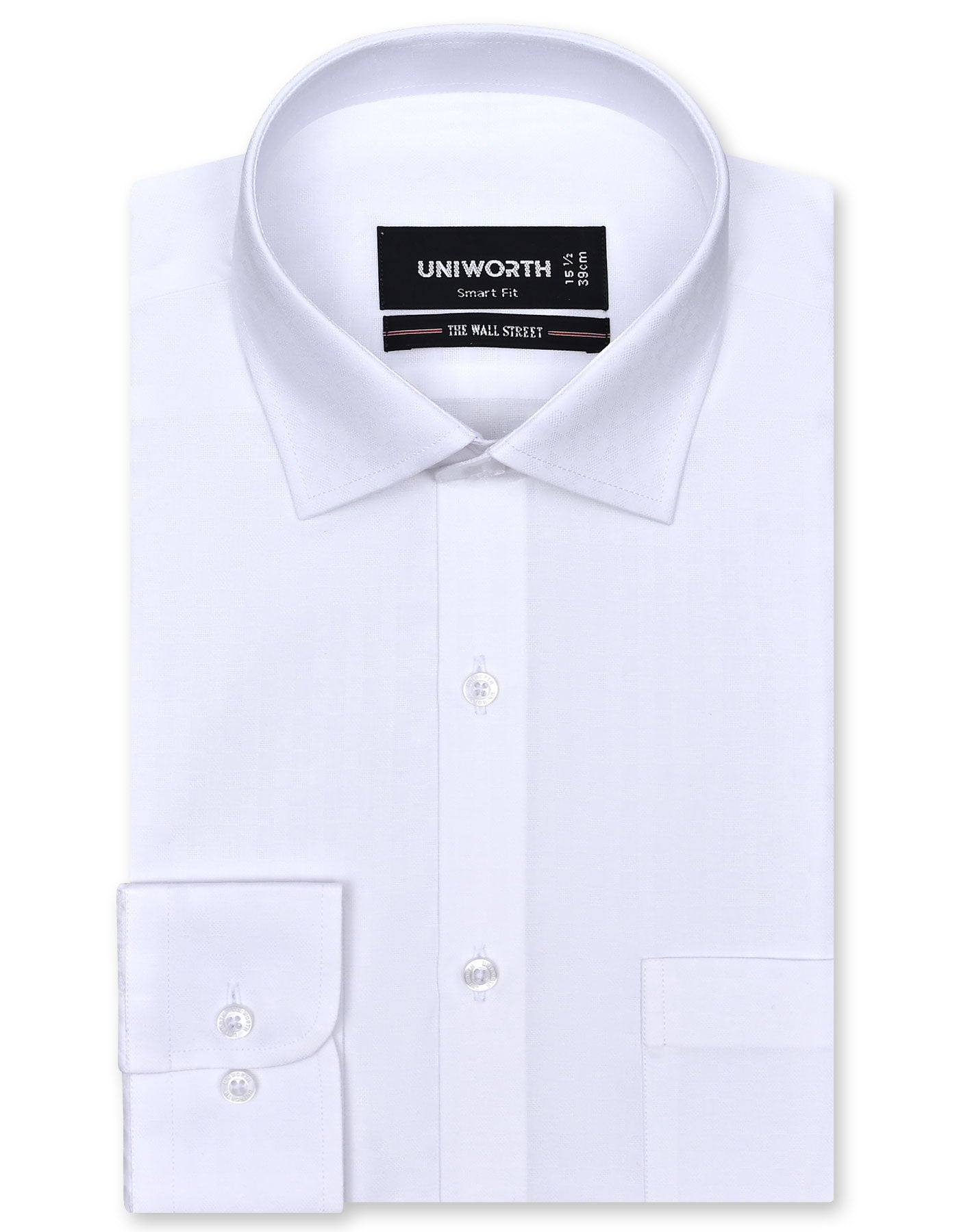 Self White Tailored Smart Fit Shirt FS20461SF-14.5