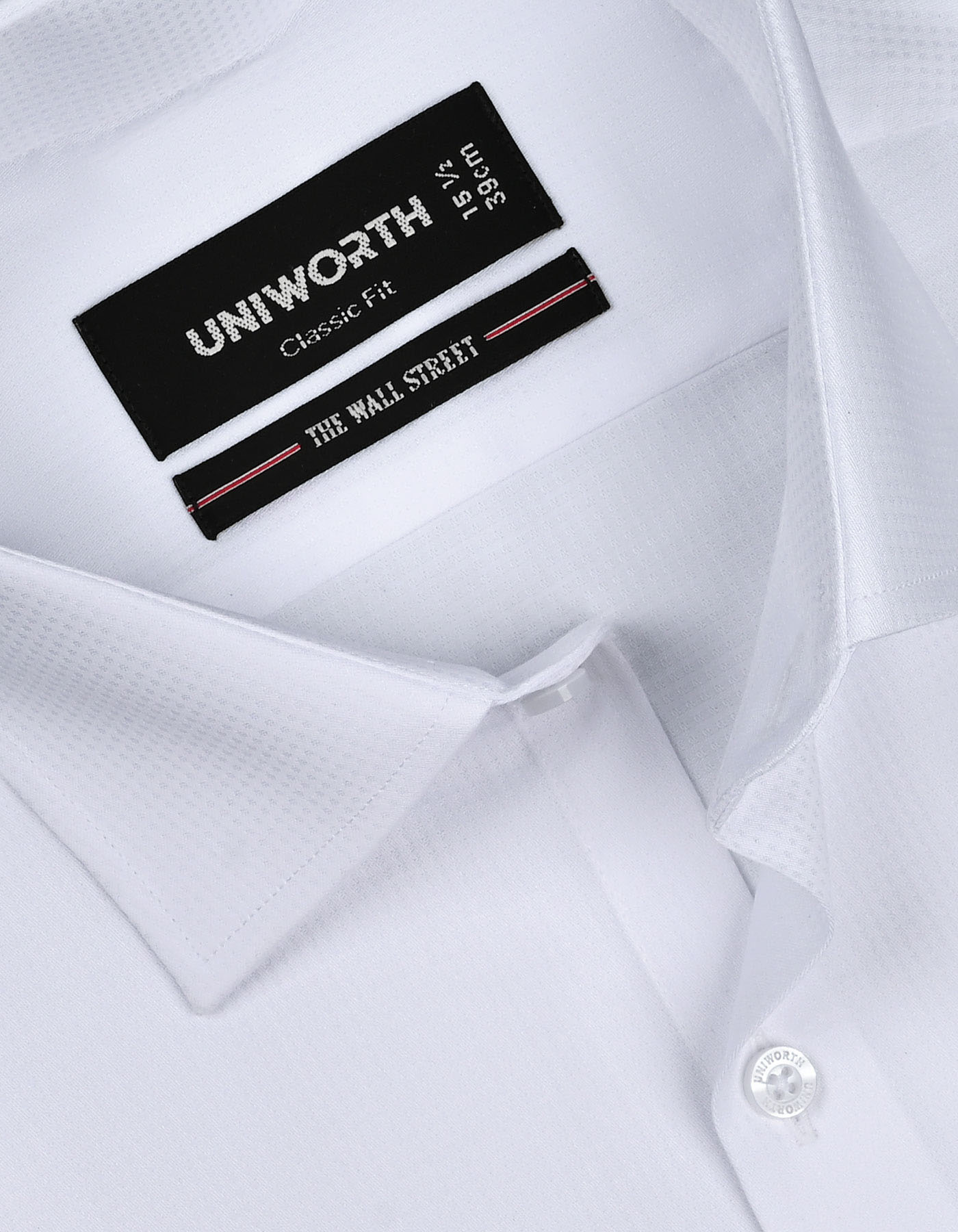 Self White Classic Fit Shirt FS20462RF-15