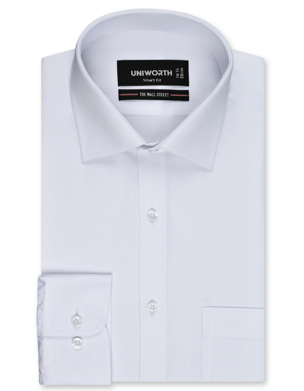 Self White Tailored Smart Fit Shirt FS20462SF-14.5