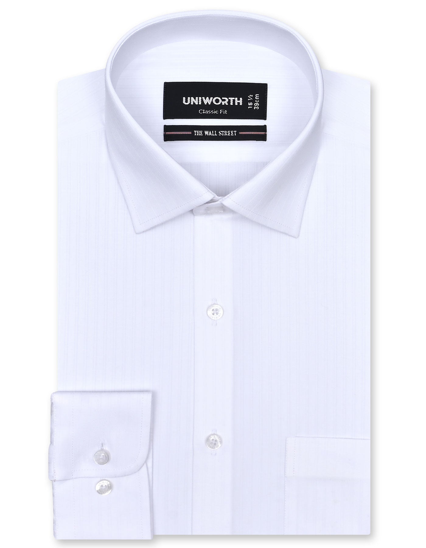 Self White Classic Fit Shirt FS20463RF-14.5