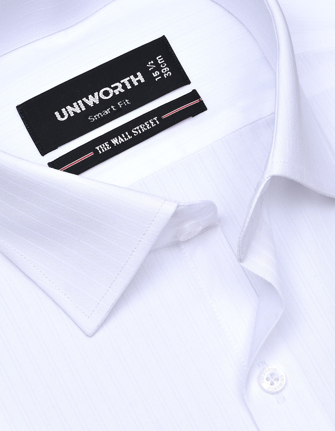 Self White Tailored Smart Fit Shirt FS20463SF-15