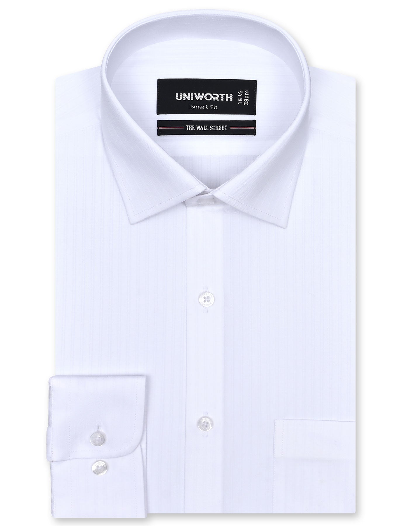 Self White Tailored Smart Fit Shirt FS20463SF-14.5