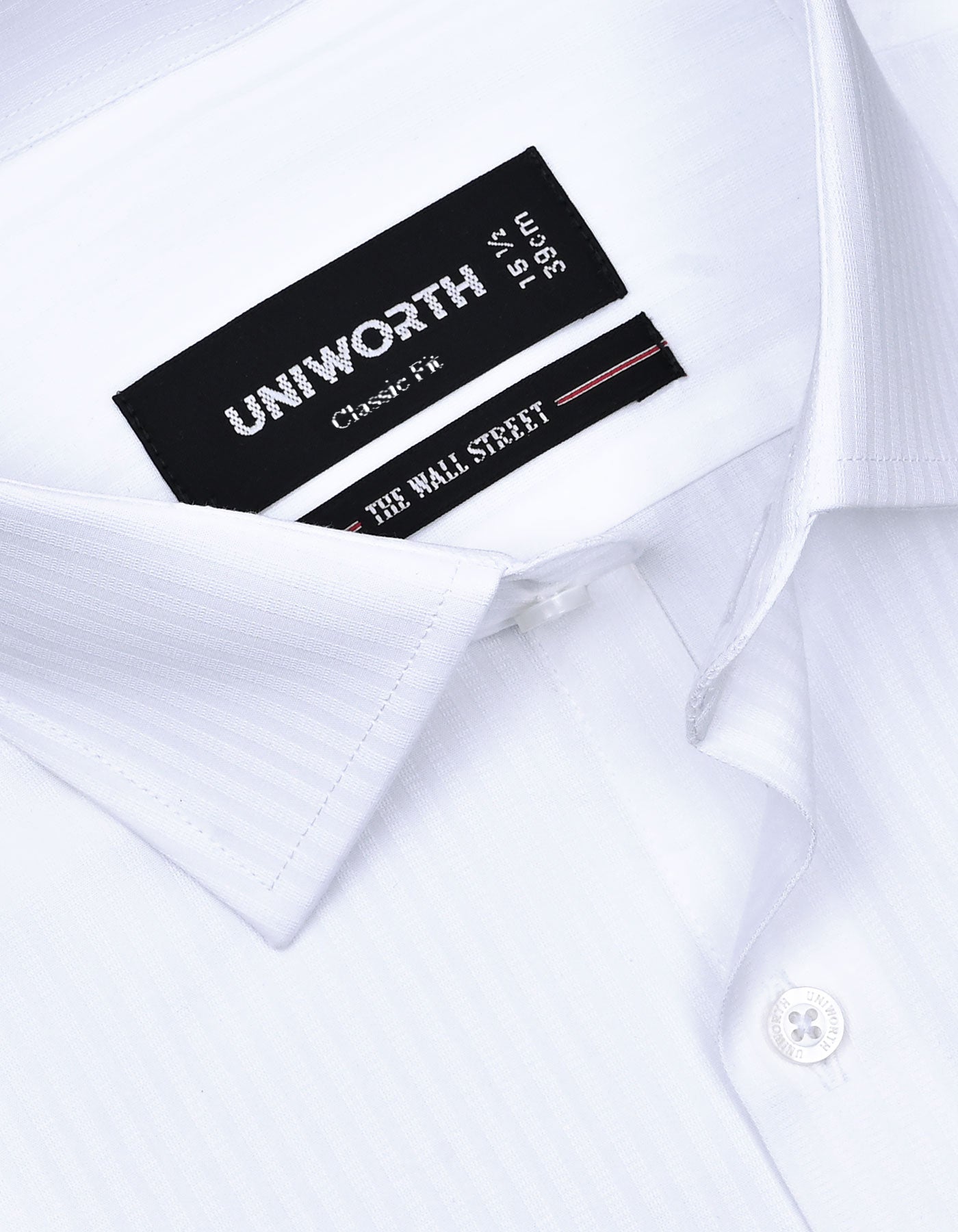 Self White Classic Fit Shirt FS20464RF-15